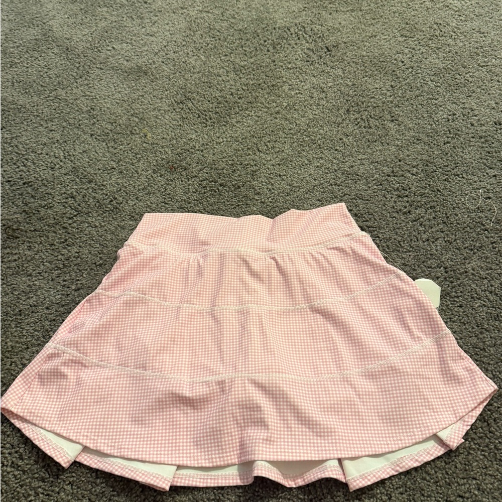 AS revival pink gingham skirt